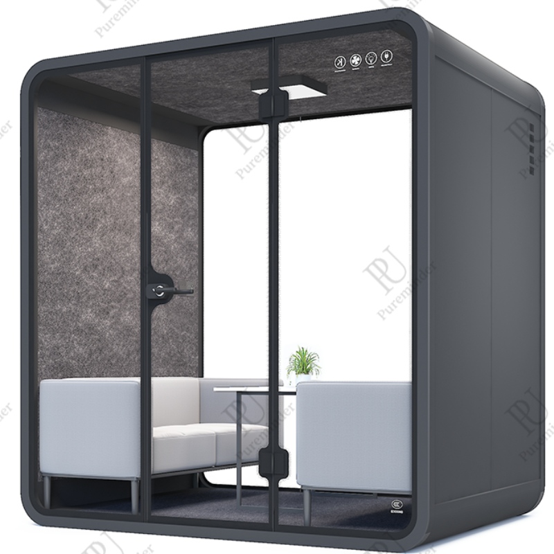 Élő Webcast Pod Akusztikus szoba Telefon Kereskedelmi hordozható Hangszigetelt fülke Meeting Office Pod eladó