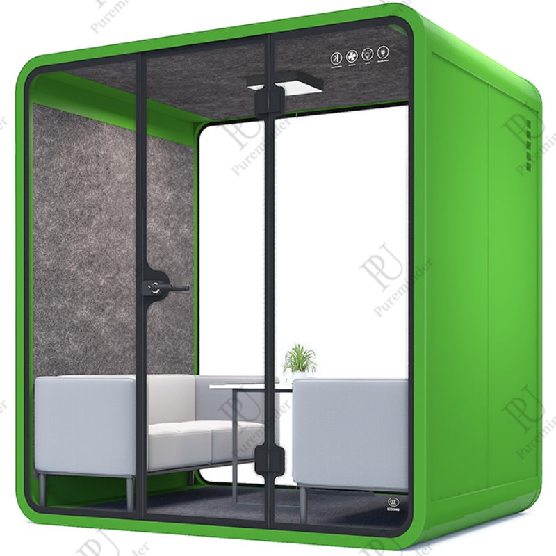 Élő Webcast Pod Akusztikus szoba Telefon Kereskedelmi hordozható Hangszigetelt fülke Meeting Office Pod eladó